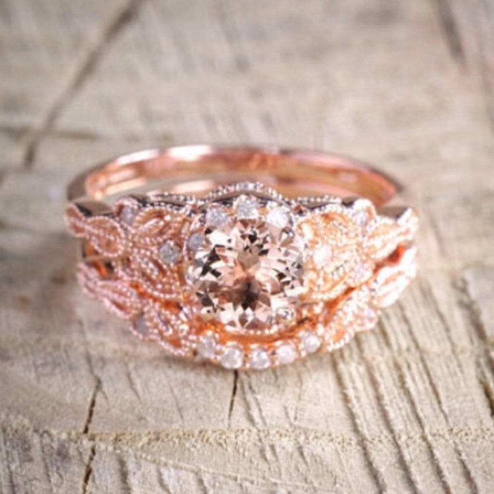Rose Gold Boho Stacker Set